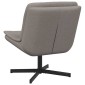 vidaXL Περιστρεφόμενη καρέκλα Taupe 63 x 75 x 76 εκ ύφασμα