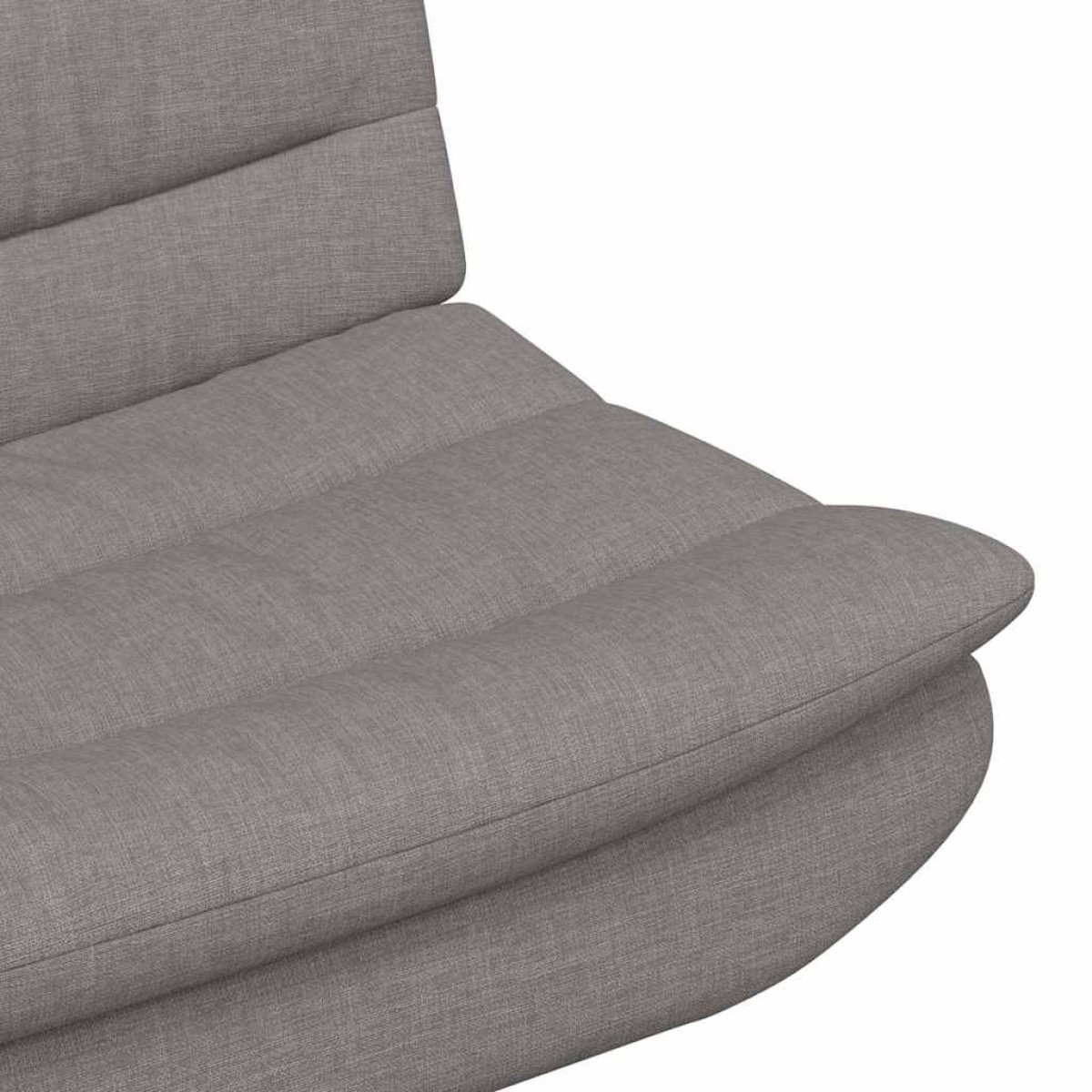 vidaXL Περιστρεφόμενη καρέκλα Taupe 63 x 75 x 76 εκ ύφασμα