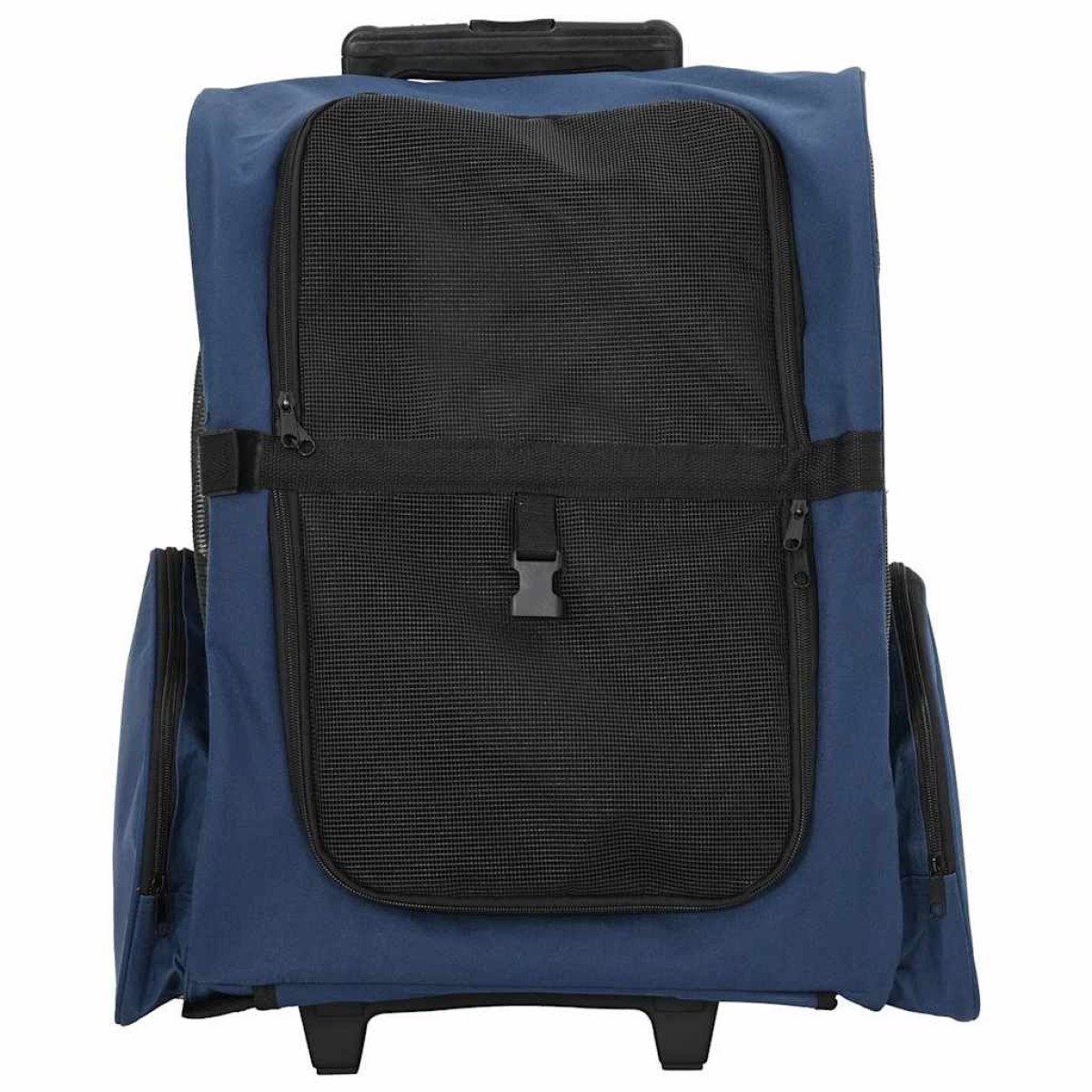 vidaXL Καρότσι Κατοικίδιων 3 σε 1 Μπλε 48x32x(57-106) εκ. από Ύφασμα Oxford