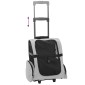 vidaXL Καρότσι Κατοικίδιων 3 σε 1 Γκρι 48x32x(57-106) εκ. από Ύφασμα Oxford