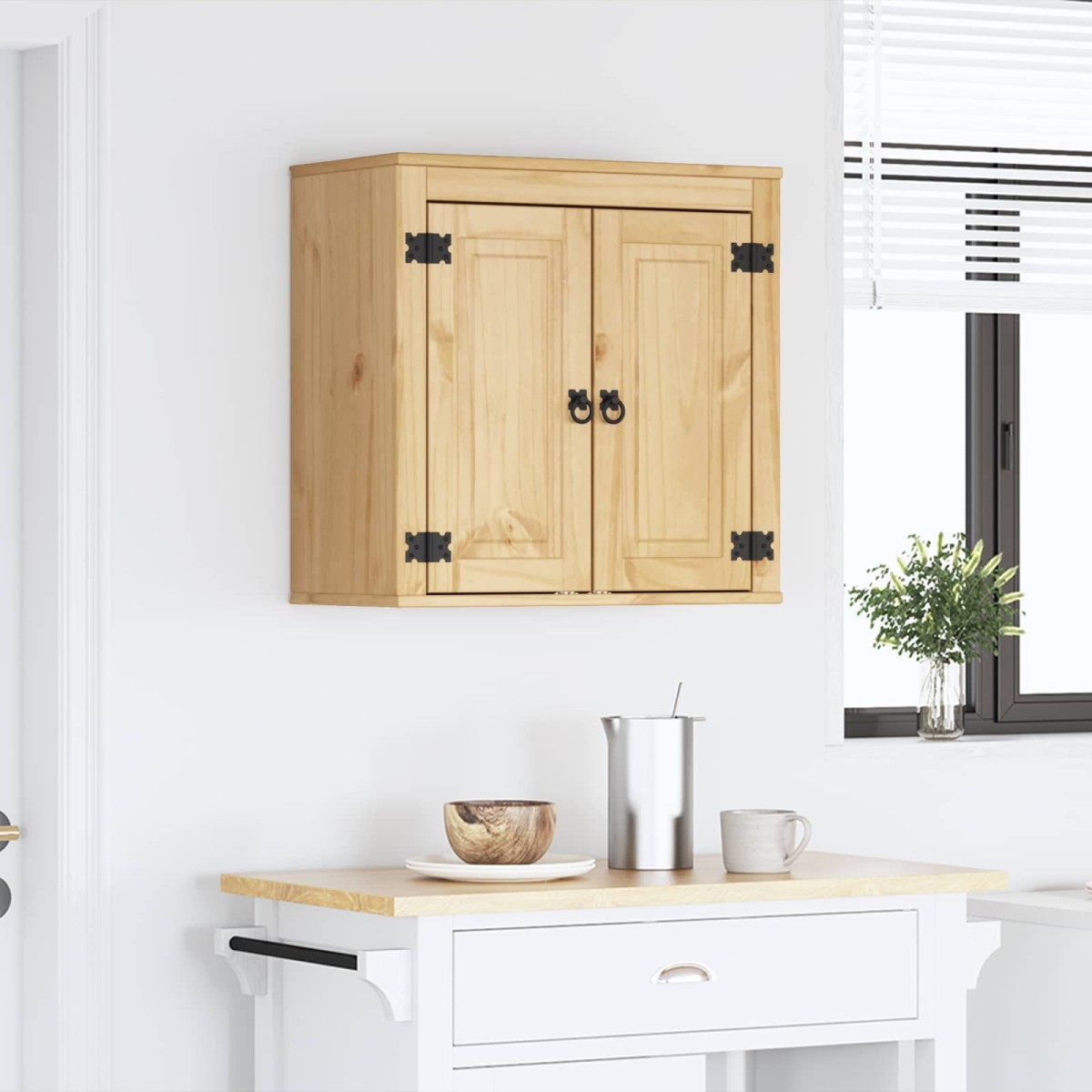 vidaXL Ντουλαπιού (Cabinet) SKI Μέλι Καφέ 60 x 32 x 60 εκ.