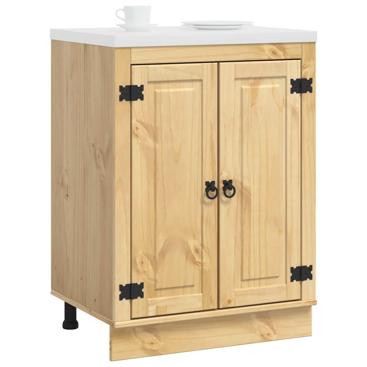vidaXL Ντουλαπιού (Cabinet) SKI Μέλι Καφέ 60 x 46 x 81,5 εκ