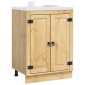 vidaXL Ντουλαπιού (Cabinet) SKI Μέλι Καφέ 60 x 46 x 81,5 εκ