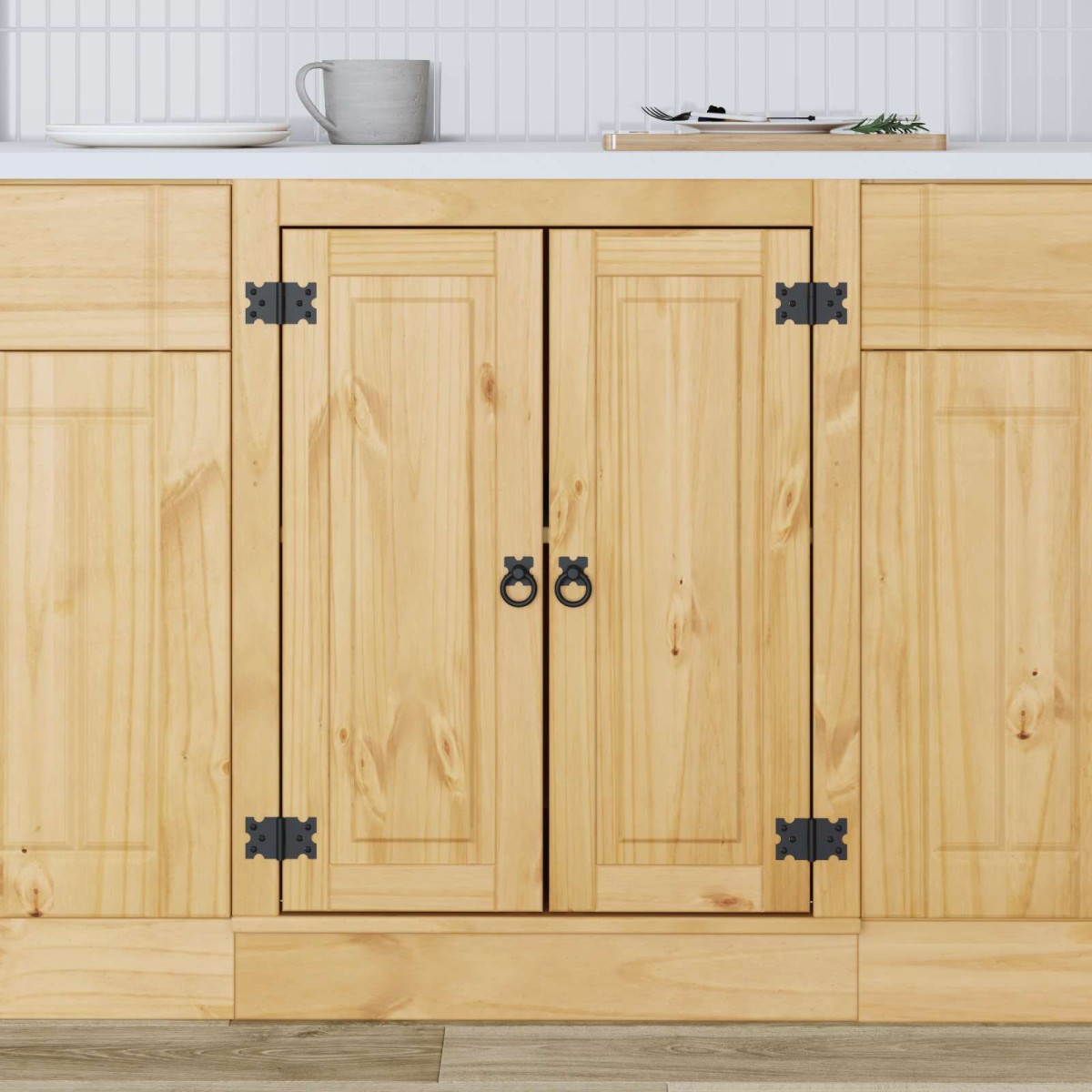 vidaXL Ντουλαπιού (Cabinet) SKI Μέλι Καφέ 60 x 46 x 81,5 εκ