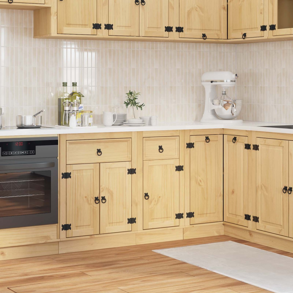 vidaXL Ντουλαπιού (Cabinet) SKI Μέλι Καφέ 40 x 46 x 81,5 εκ
