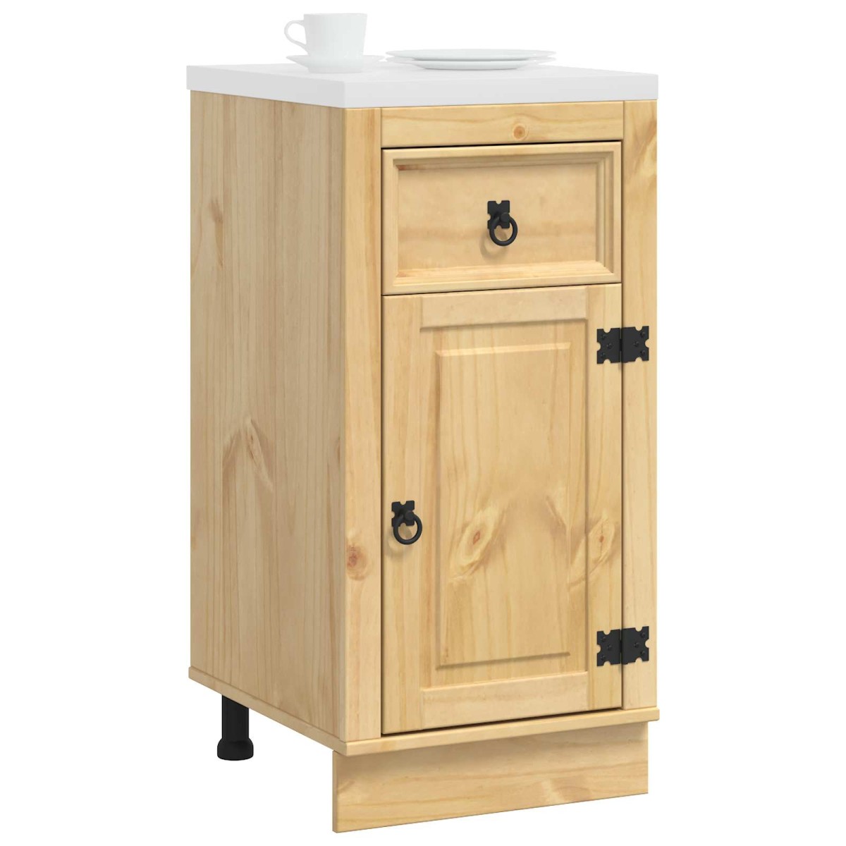 vidaXL Ντουλαπιού (Cabinet) SKI Μέλι Καφέ 40 x 46 x 81,5 εκ