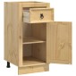 vidaXL Ντουλαπιού (Cabinet) SKI Μέλι Καφέ 40 x 46 x 81,5 εκ