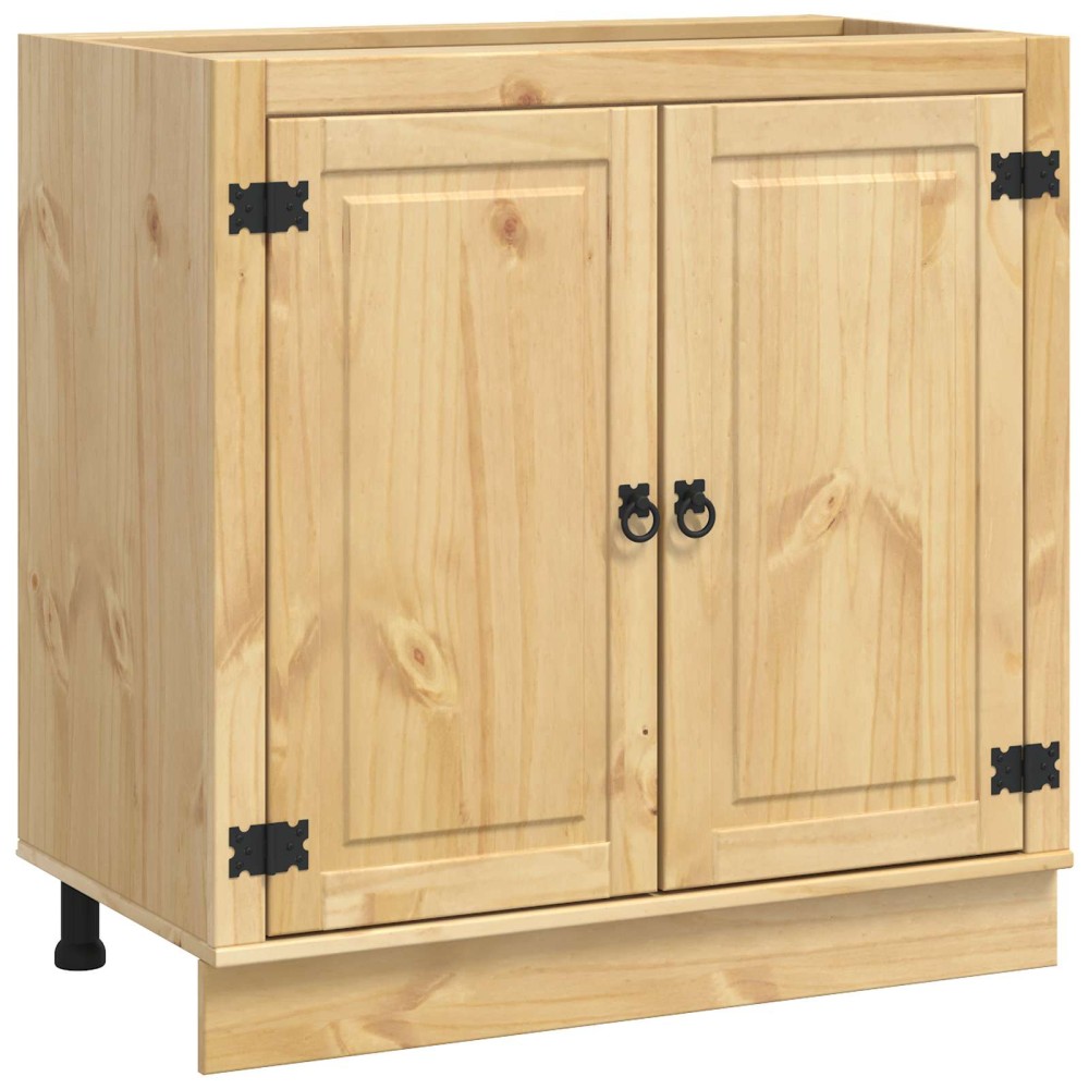 vidaXL Ντουλαπιού (Cabinet) SKI Μέλι Καφέ 80 x 46 x 81,5 εκ