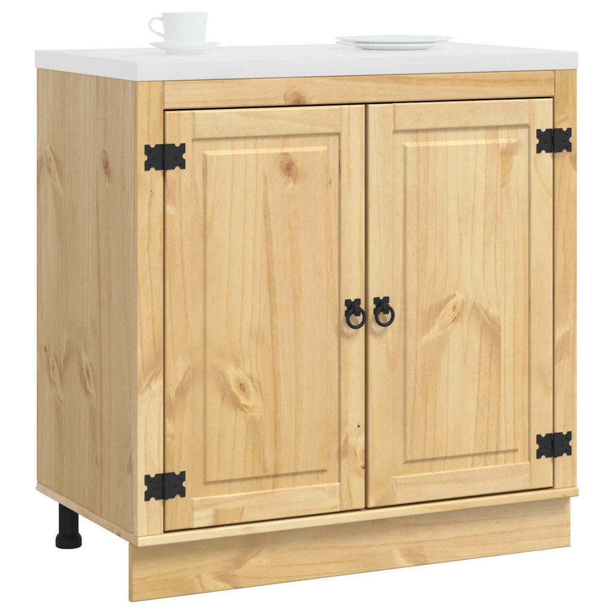vidaXL Ντουλαπιού (Cabinet) SKI Μέλι Καφέ 80 x 46 x 81,5 εκ