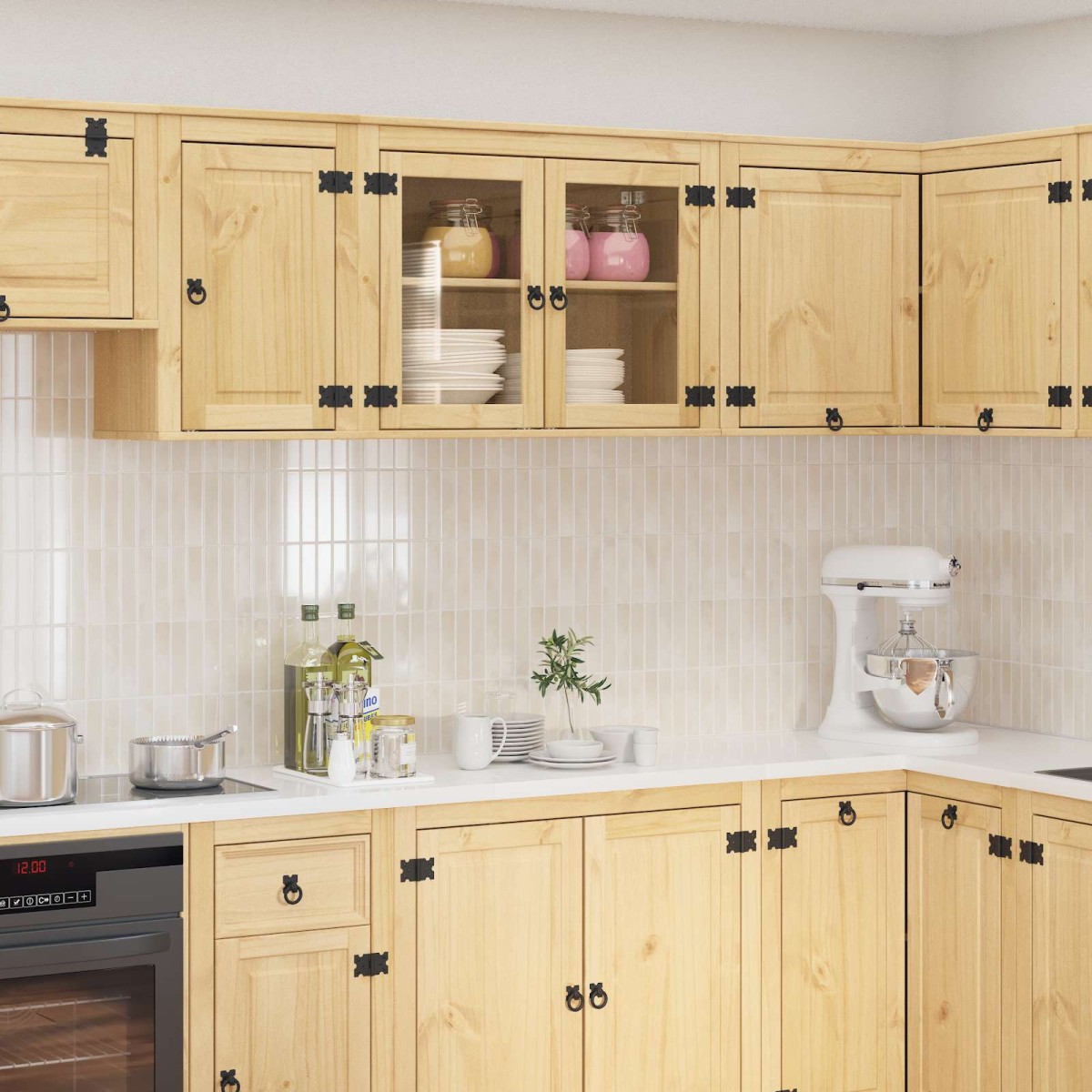 vidaXL Ντουλαπιού (Cabinet) SKI Μέλι Καφέ 80 x 32 x 60 εκ.