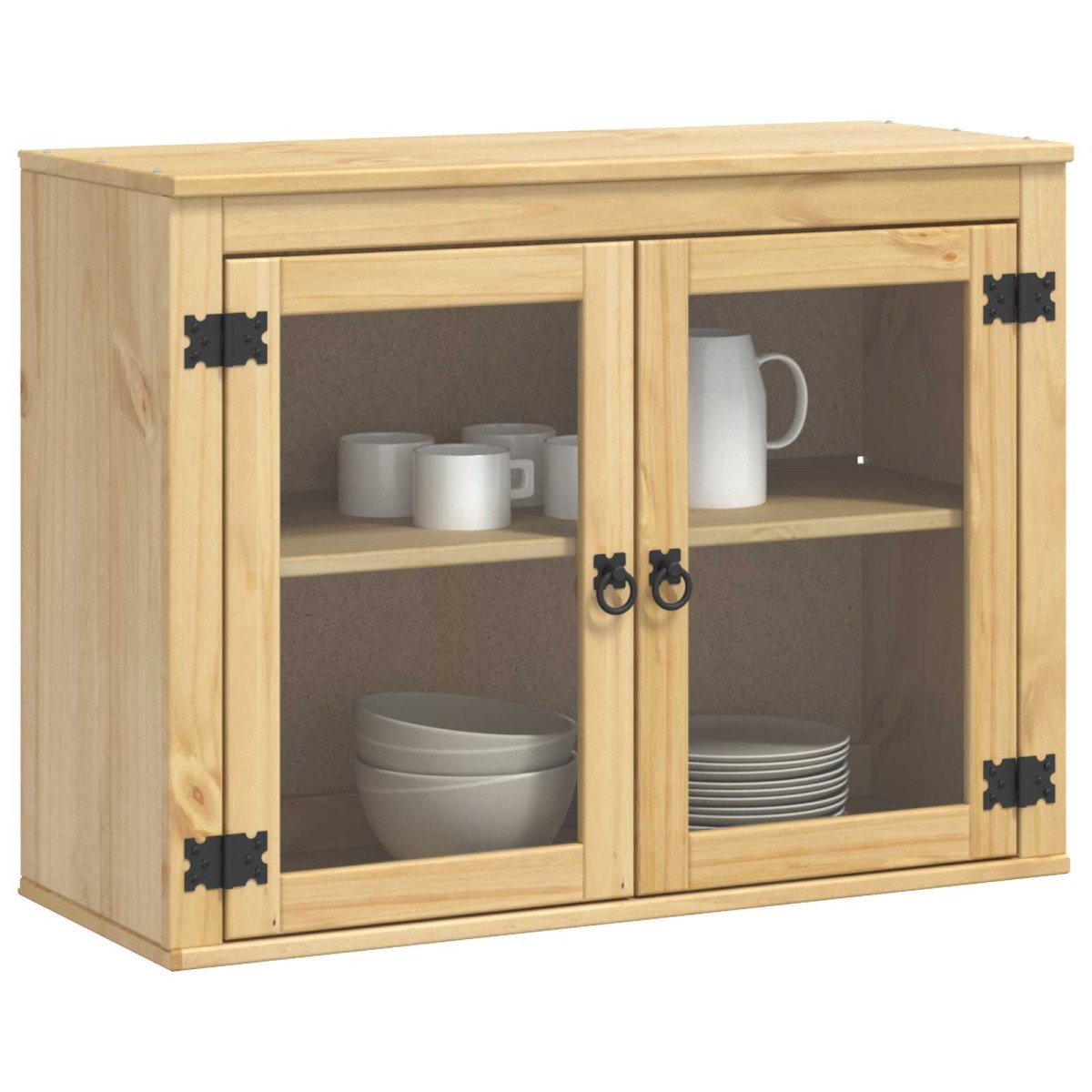 vidaXL Ντουλαπιού (Cabinet) SKI Μέλι Καφέ 80 x 32 x 60 εκ.