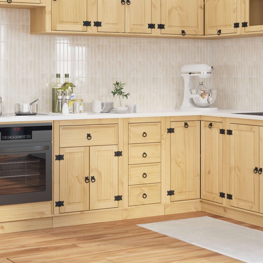 vidaXL Ντουλαπιού (Cabinet) SKI Μέλι Καφέ 40 x 46 x 81 εκ.
