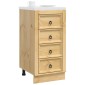 vidaXL Ντουλαπιού (Cabinet) SKI Μέλι Καφέ 40 x 46 x 81 εκ.
