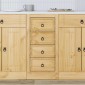 vidaXL Ντουλαπιού (Cabinet) SKI Μέλι Καφέ 40 x 46 x 81 εκ.