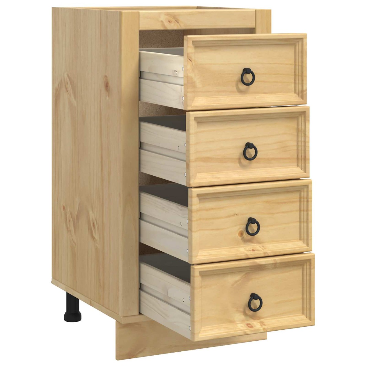vidaXL Ντουλαπιού (Cabinet) SKI Μέλι Καφέ 40 x 46 x 81 εκ.
