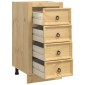 vidaXL Ντουλαπιού (Cabinet) SKI Μέλι Καφέ 40 x 46 x 81 εκ.