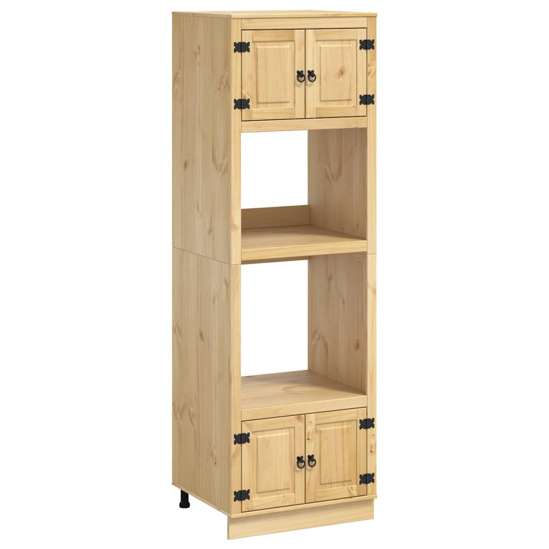 vidaXL Ντουλαπιού (Cabinet) SKI Μέλι Καφέ 66 x 58 x 207 εκ