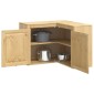vidaXL Ντουλαπιού (Cabinet) SKI Μέλι Καφέ 80 x 80 x 60 εκ.