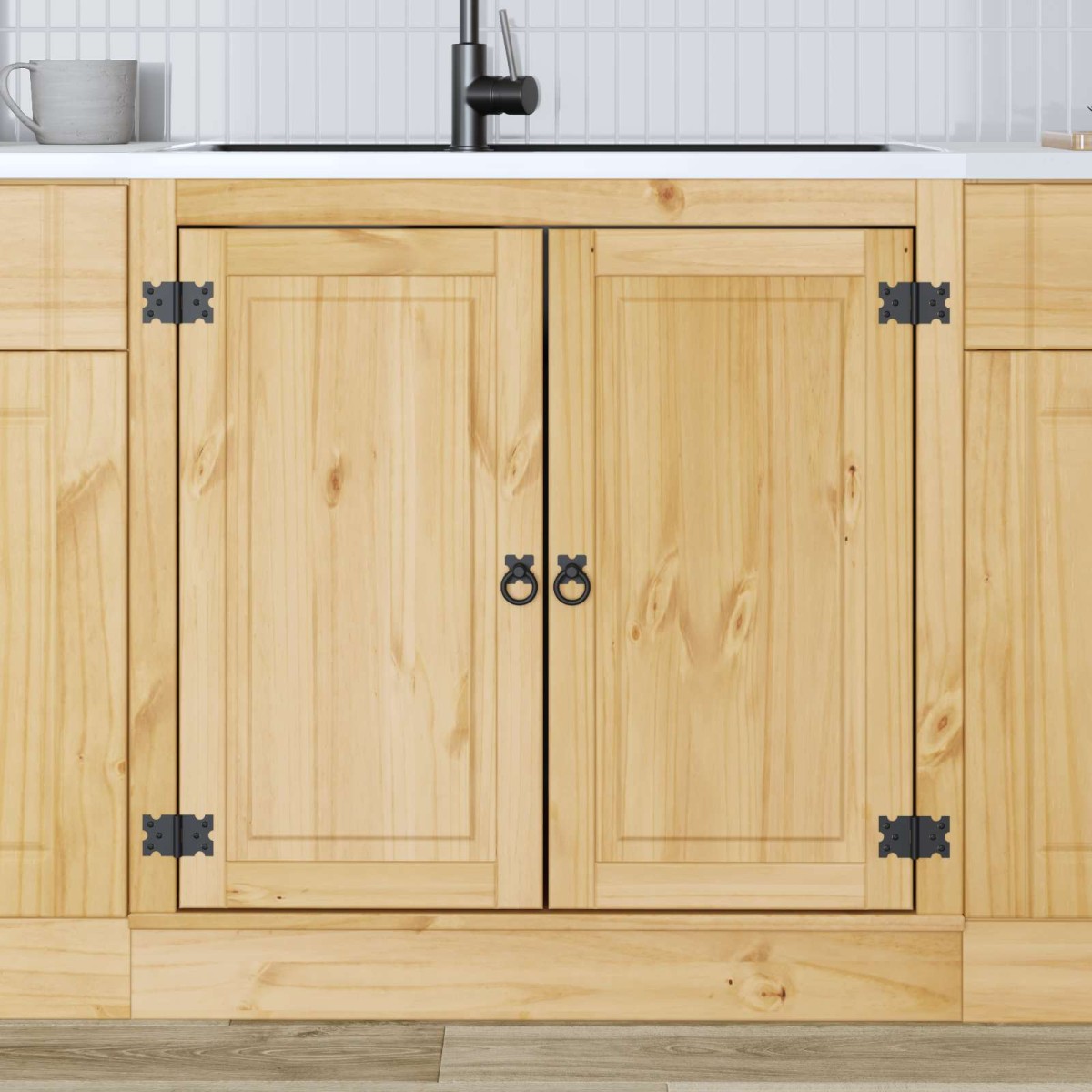 vidaXL Ντουλαπιού (Cabinet) SKI Μέλι Καφέ 80 x 46 x 81 εκ