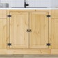vidaXL Ντουλαπιού (Cabinet) SKI Μέλι Καφέ 80 x 46 x 81 εκ