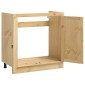vidaXL Ντουλαπιού (Cabinet) SKI Μέλι Καφέ 80 x 46 x 81 εκ