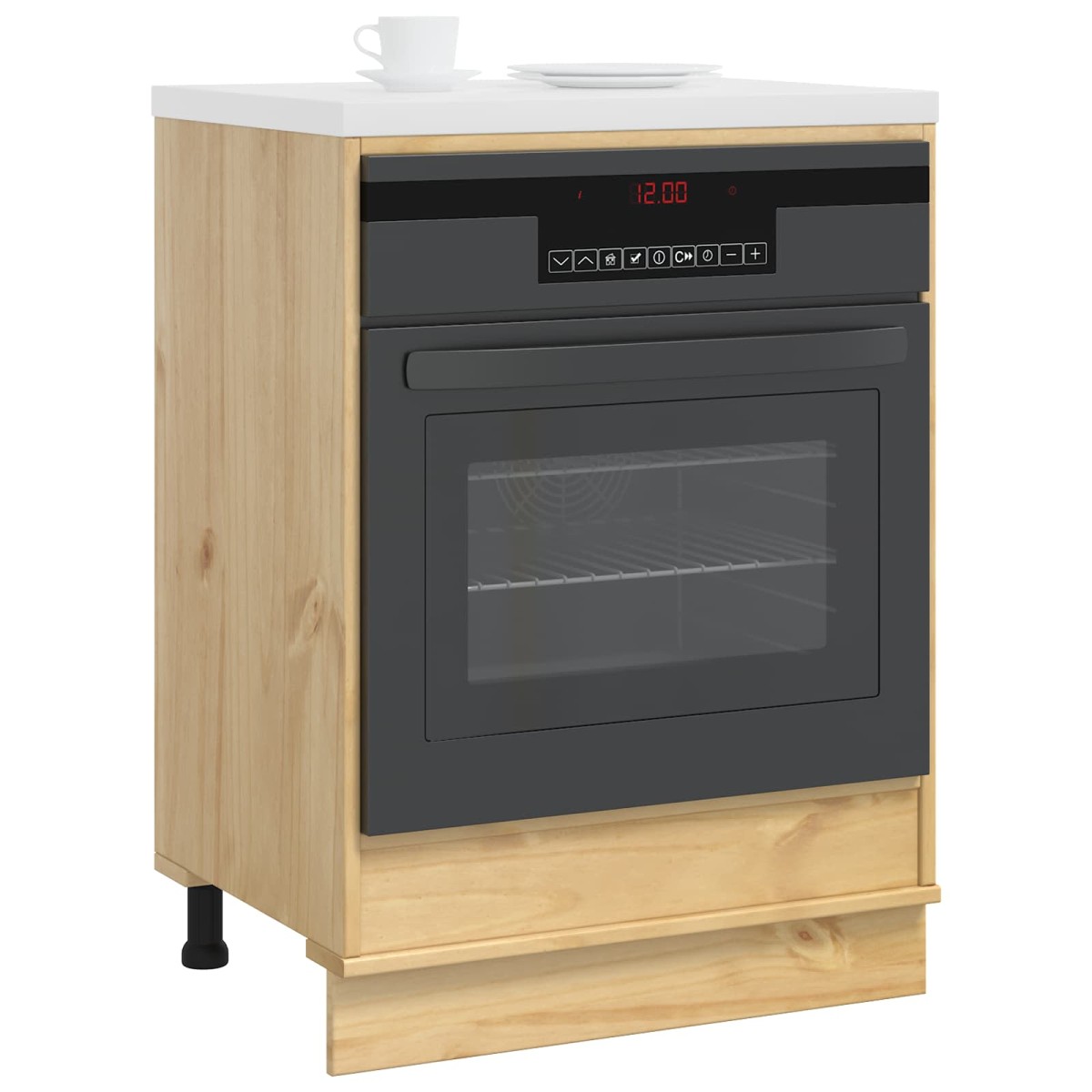 vidaXL Ντουλαπιού (Cabinet) SKI Μέλι Καφέ 60 x 46 x 81 εκ