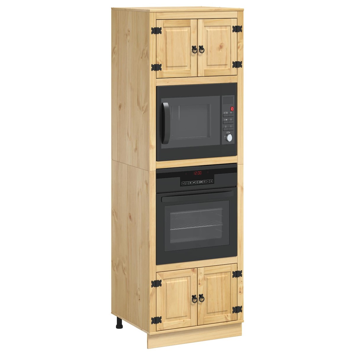 vidaXL Ντουλαπιού (Cabinet) SKI Μέλι Καφέ 66 x 58 x 207 εκ