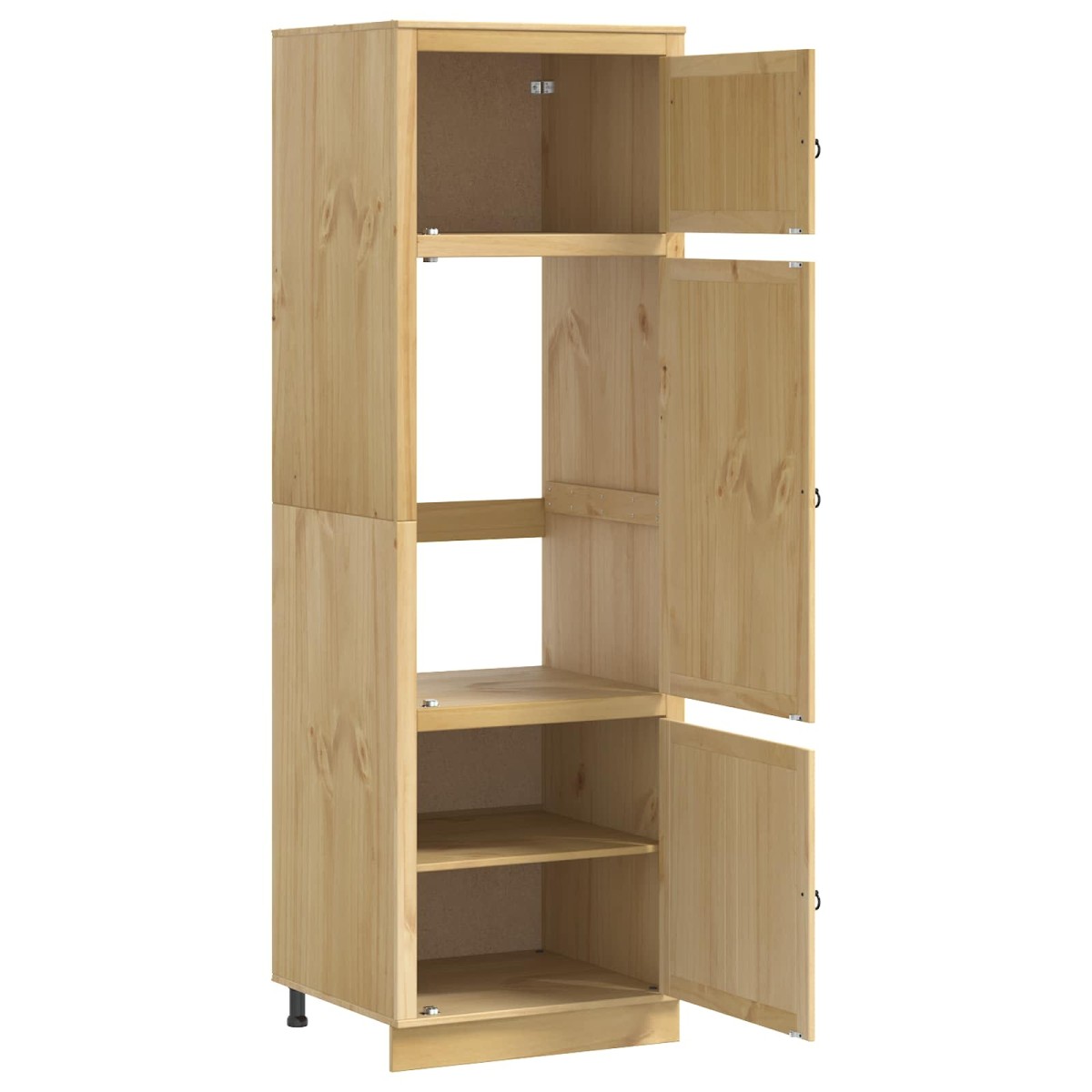 vidaXL Ντουλαπιού (Cabinet) SKI Μέλι Καφέ 66 x 58 x 207 εκ