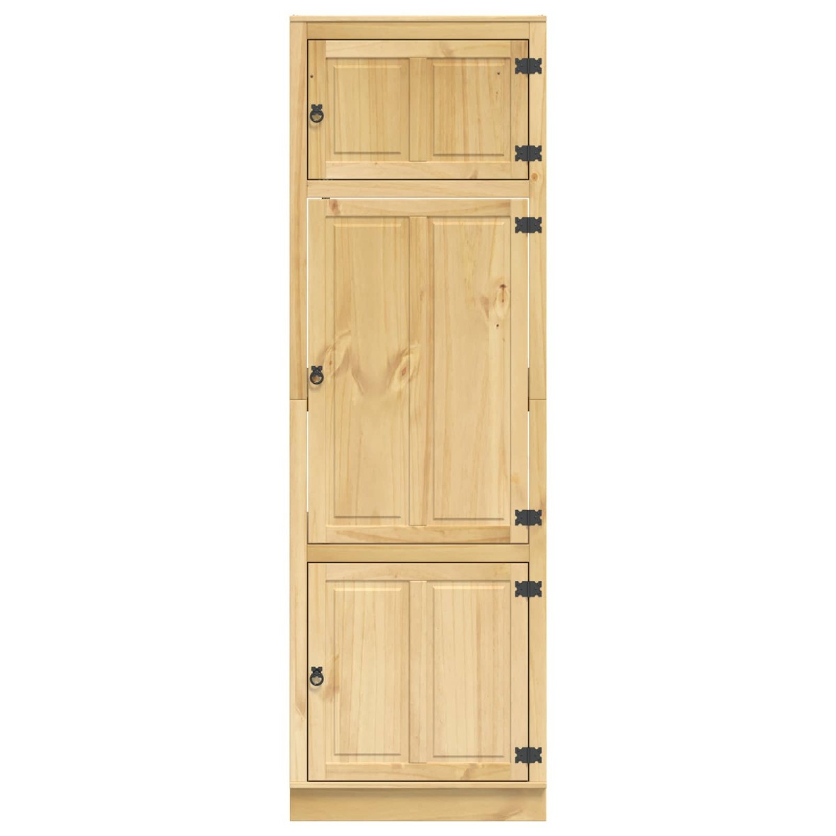 vidaXL Ντουλαπιού (Cabinet) SKI Μέλι Καφέ 66 x 58 x 207 εκ
