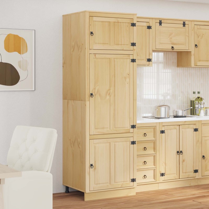 vidaXL Ντουλαπιού (Cabinet) SKI Μέλι Καφέ 66 x 58 x 207 εκ