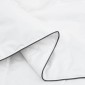 vidaXL Χειμερινό Παπλωματοθήκη 200 x 240 cm Χειμώνας Φτερό Λευκό