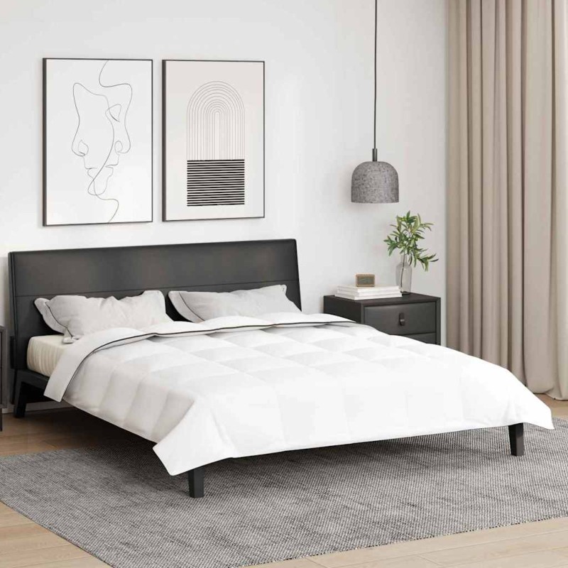 vidaXL Χειμερινό Παπλωματοθήκη 200 x 240 cm Χειμώνας Φτερό Λευκό