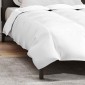 vidaXL Πάπλωμα 140 x 200 cm Άνοιξη, Φθινόπωρο Φτερό Λευκό Αναπνεύσιμο
