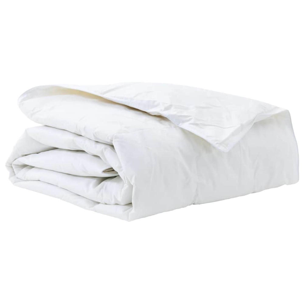 vidaXL Πάπλωμα 155 x 220 cm Άνοιξη, Φθινόπωρο Φτερό Λευκό Αναπνεύσιμο