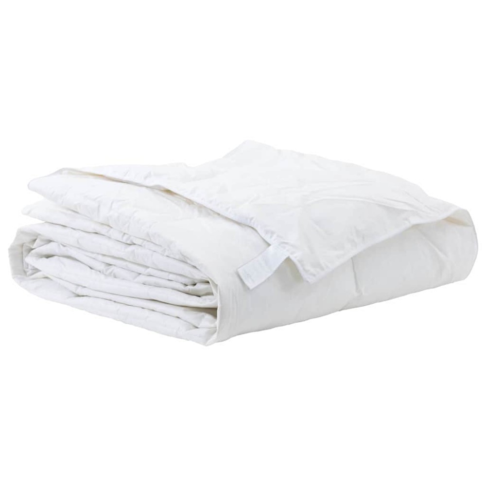 vidaXL Πάπλωμα 200 x 220 cm Άνοιξη, Φθινόπωρο Φτερό Λευκό Αναπνεύσιμο