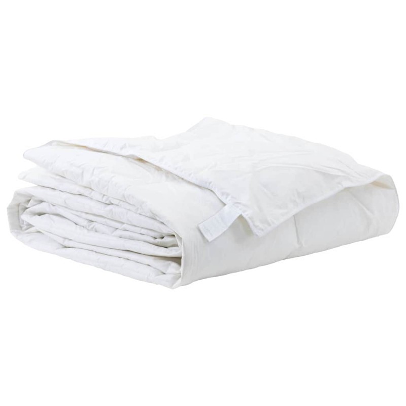 vidaXL Πάπλωμα 200 x 220 cm Άνοιξη, Φθινόπωρο Φτερό Λευκό Αναπνεύσιμο