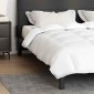 vidaXL Πάπλωμα 200 x 220 cm Άνοιξη, Φθινόπωρο Φτερό Λευκό Αναπνεύσιμο