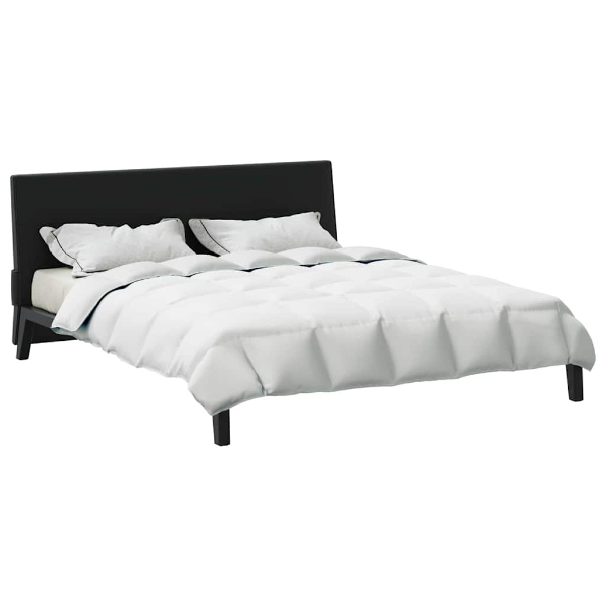 vidaXL Πάπλωμα 240 x 220 cm Άνοιξη, Φθινόπωρο Φτερό Λευκό Αναπνεύσιμο