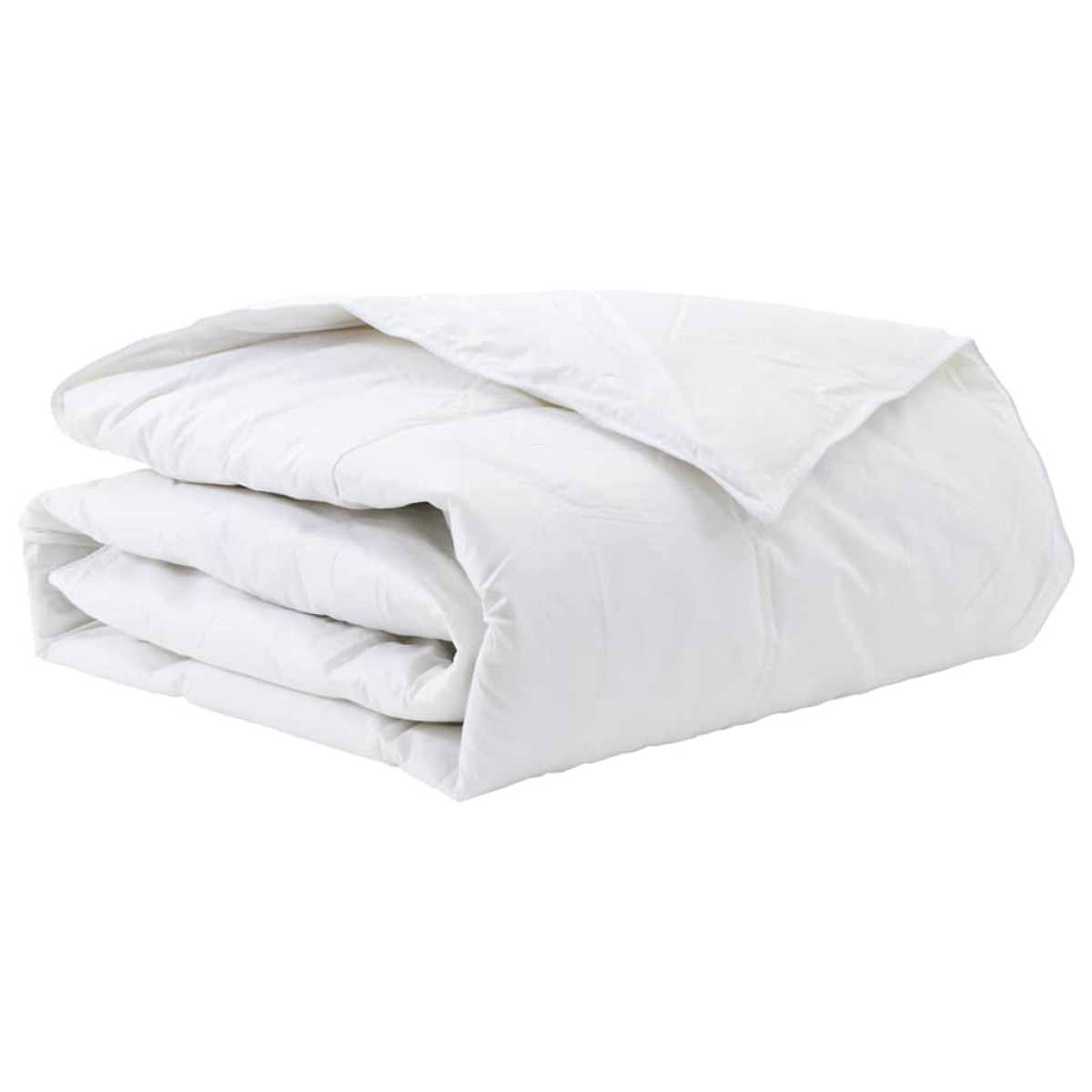 vidaXL Χειμερινό Παπλωματοθήκη 140 x 220 cm Χειμώνας Φτερό Λευκό