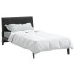 vidaXL Χειμερινό Παπλωματοθήκη 155 x 220 cm Χειμώνας Φτερό Λευκό