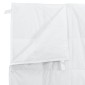 vidaXL Κουβέρτα 2 σε 1 Λευκό 135 x 200 cm Φτερό