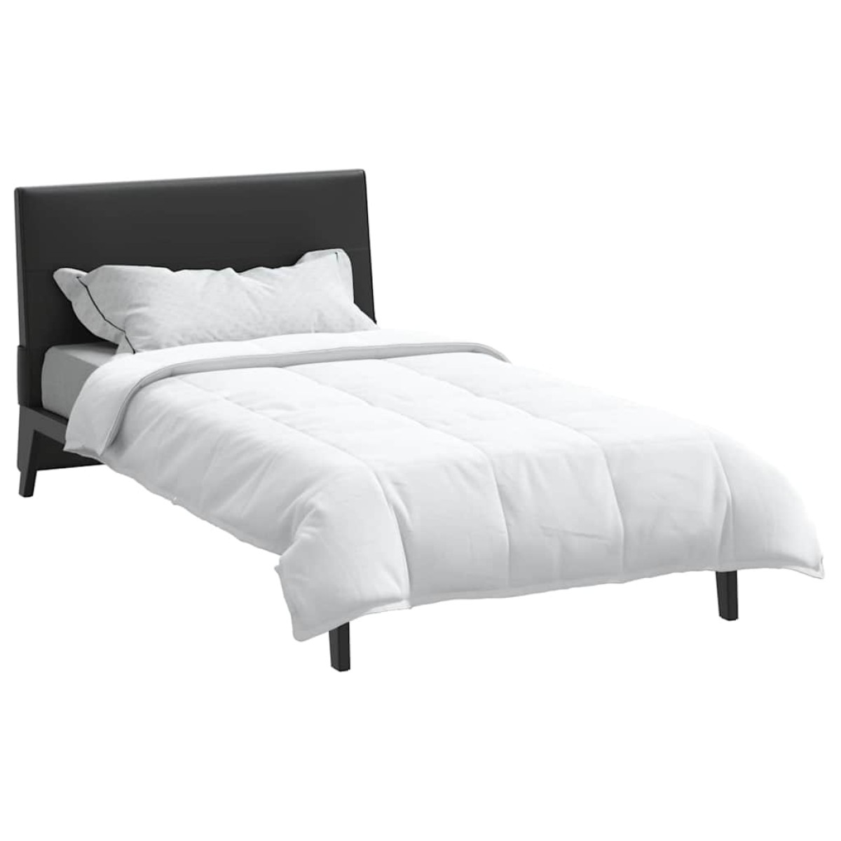 vidaXL Κουβέρτα 2 σε 1 Λευκό 135 x 220 εκ. Φτερό