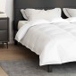 vidaXL Κουβέρτα 2 σε 1 Λευκό 240 x 220 cm Φτερό