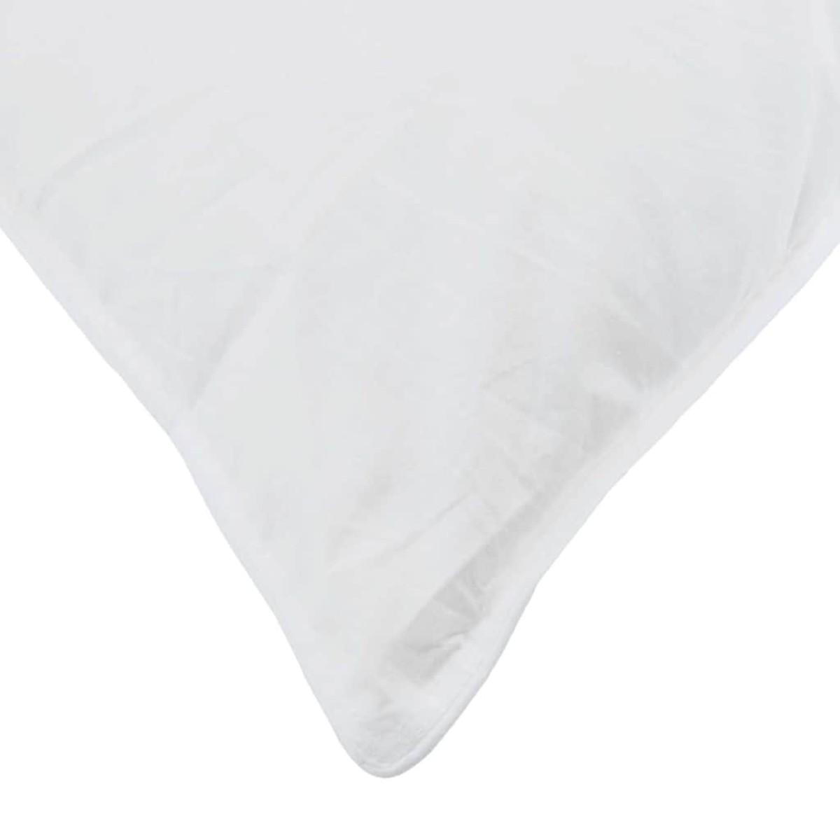 vidaXL Μαξιλάρι με μαξιλάρι Λευκό 50 x 50 cm Φτερό