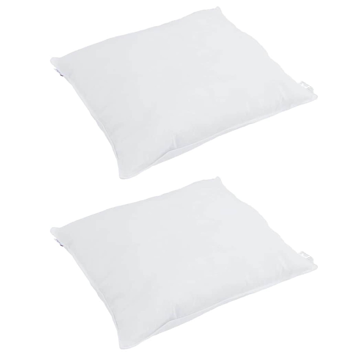 vidaXL Μαξιλάρι 2 τμχ. 40 x 40 cm Φτερό Λευκό