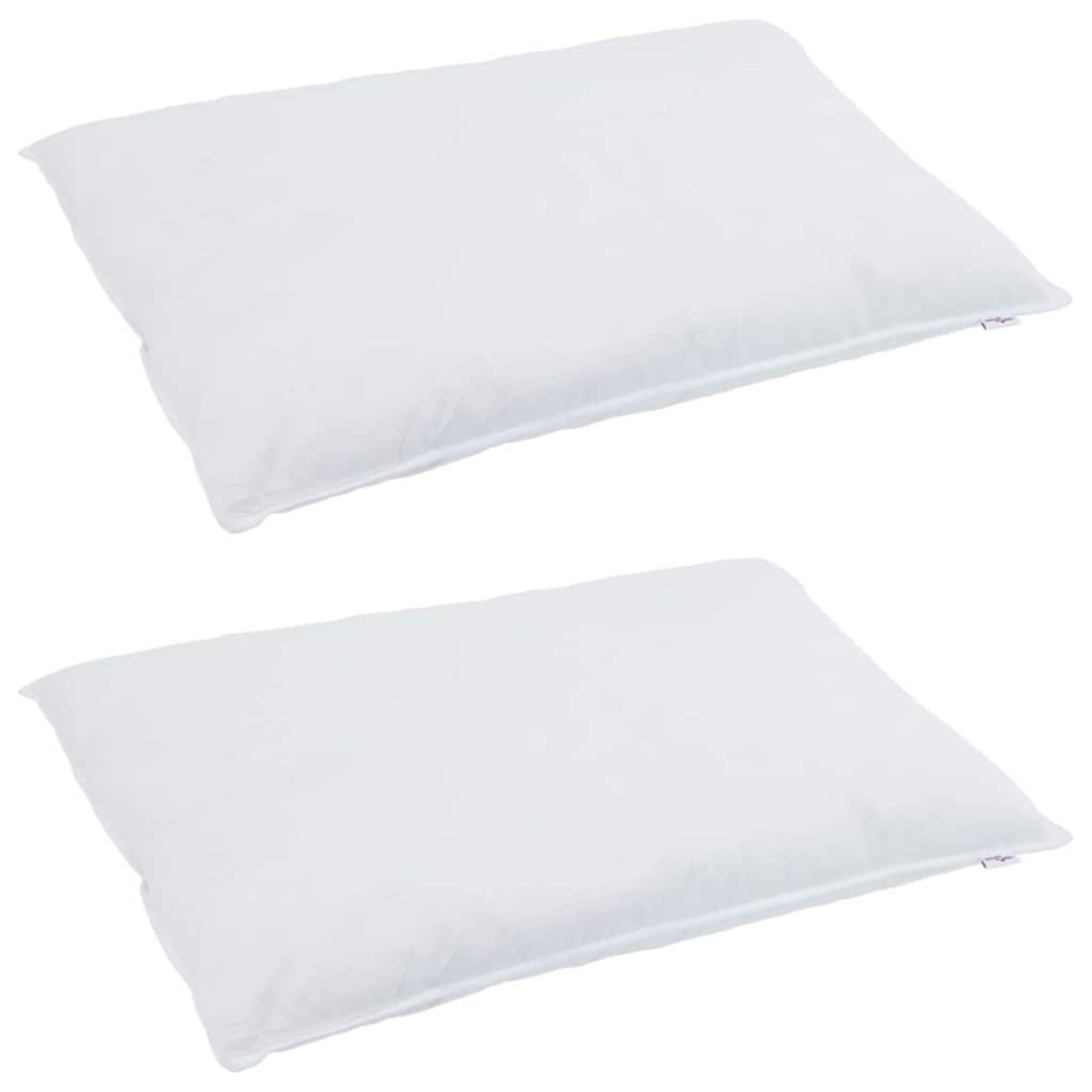 vidaXL Μαξιλάρι 2 τμχ. 40 x 80 cm Φτερό Λευκό