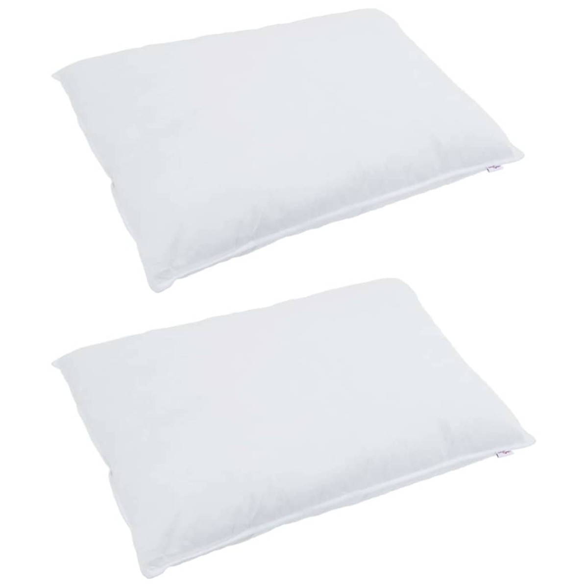 vidaXL Μαξιλάρι 2 τμχ. 60 x 70 cm Φτερό Λευκό