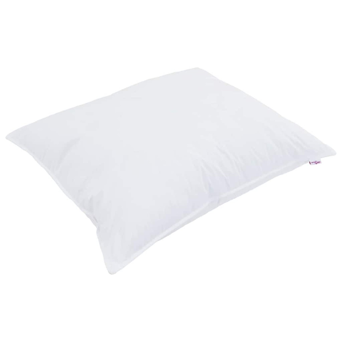 vidaXL Μαξιλάρι με μαξιλάρι Λευκό 40 x 60 cm Βαμβάκι