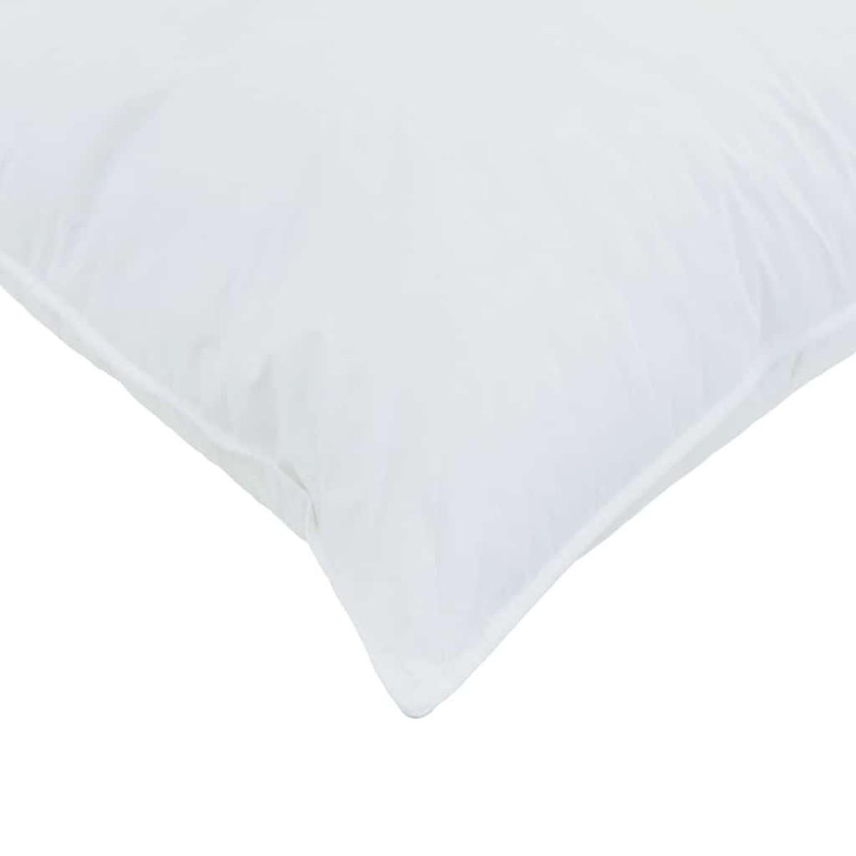vidaXL Μαξιλάρι με μαξιλάρι Λευκό 50 x 50 cm Βαμβάκι