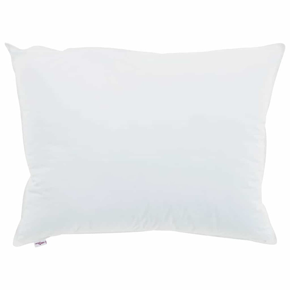 vidaXL Μαξιλάρι με μαξιλάρι Λευκό 50 x 75 cm Βαμβάκι